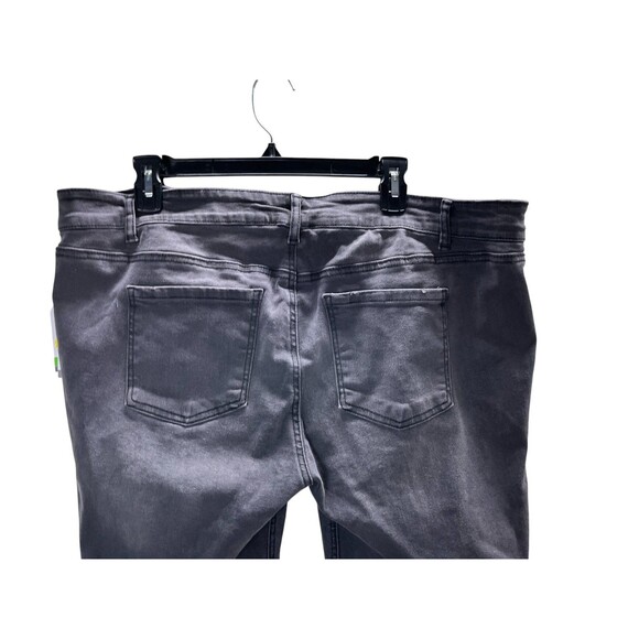 Time And Tru Jeans Size XXL Women's Maternity Charcoal Gray Skinny Cotton Blend - Picture 4 of 7